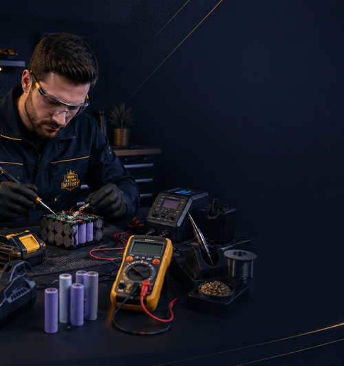 تکنسین تعمیر باتری - ابزار باتری